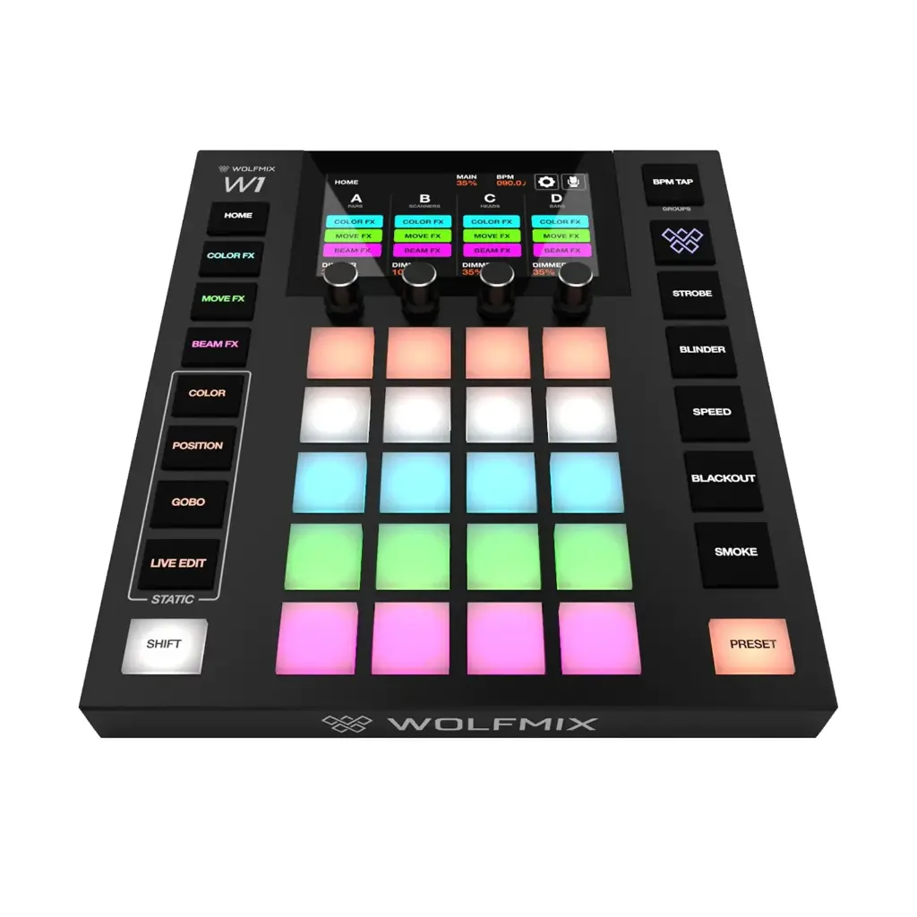 Wolfmix W1 MK2 met DMX INPUT licentie