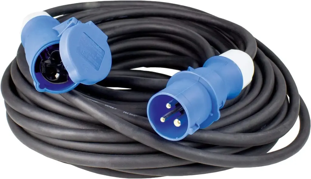 Stroomkabel CEE16 3x2,5mm 25meter 1x16A/230V  