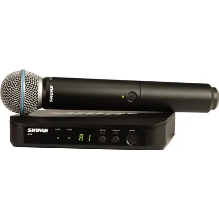 Shure BLX4 H8E 518-542Mhz + Beta58 Draadloze Micro