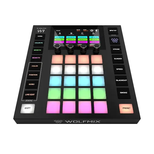 Wolfmix W1 MK2 met DMX INPUT licentie
