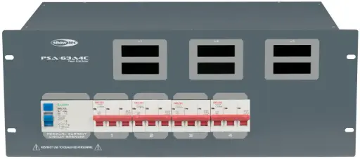 Stroomverdeelkast 3x63A 400V IN 4 uitgangen 3 x 32A 400V