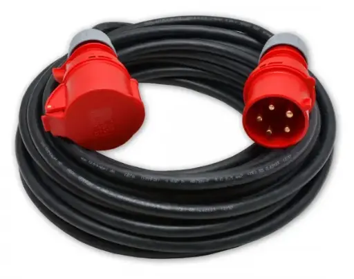 Stroomkabel 5x2,5mm 10meter CEE 3x16A/400V